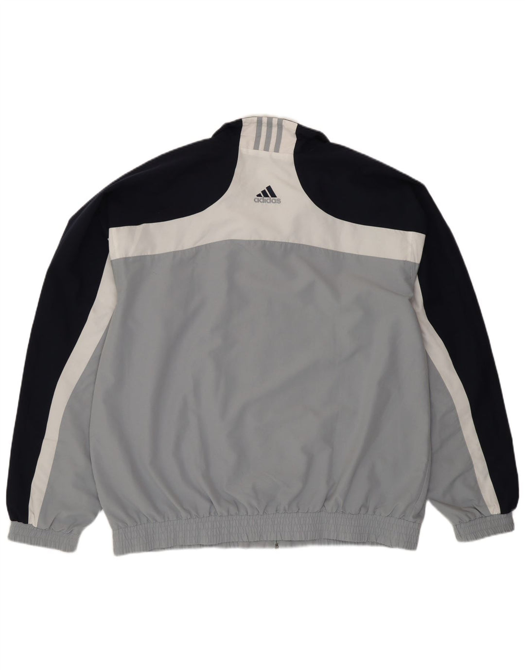 Adidas Træningsdragt til mænd Topjakke UK 46/48 XL Grå Colourblock Polyester