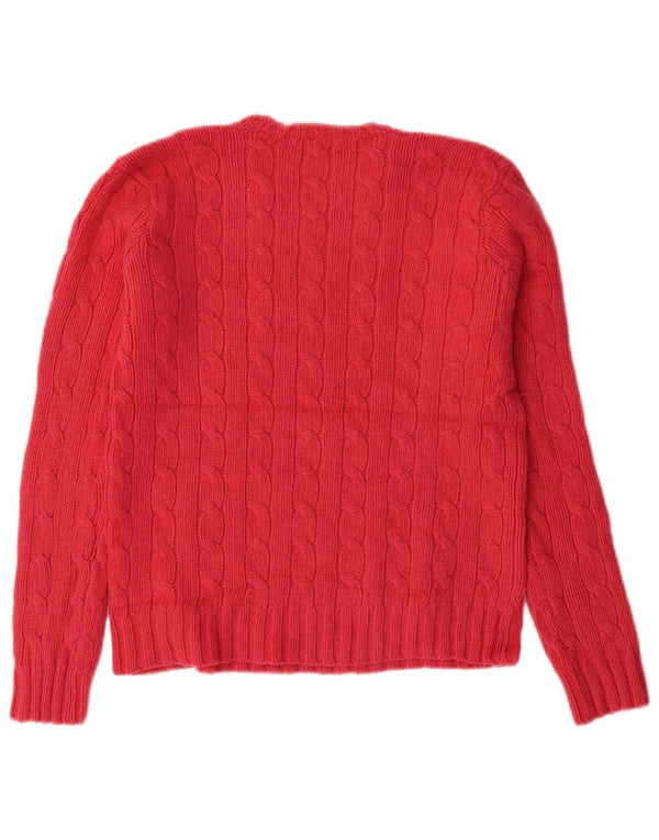 RALPH LAUREN Pige sweater med rund hals 9-10 år Pink