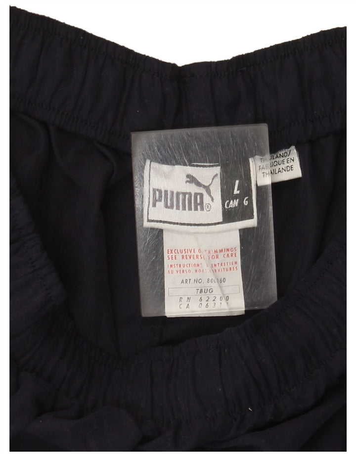 Puma Herre træningsdragt Bukser Large Navy Blue Polyester