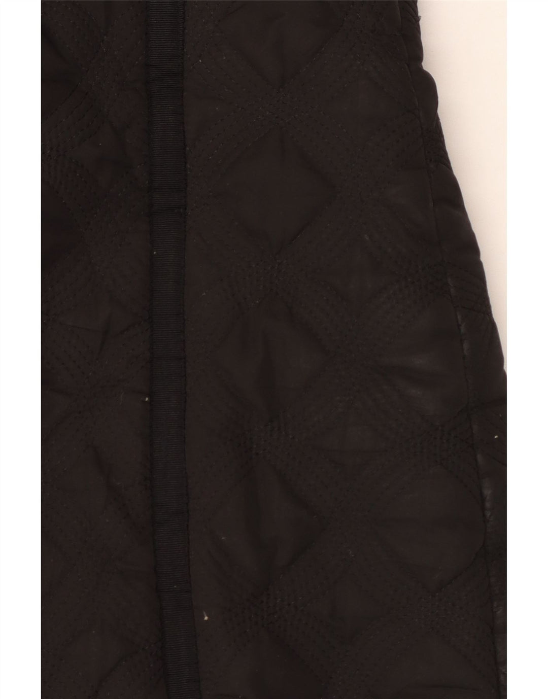 Desigual Dame Hætte quiltet, polstret frakke EU 44 XL Sort Polyester