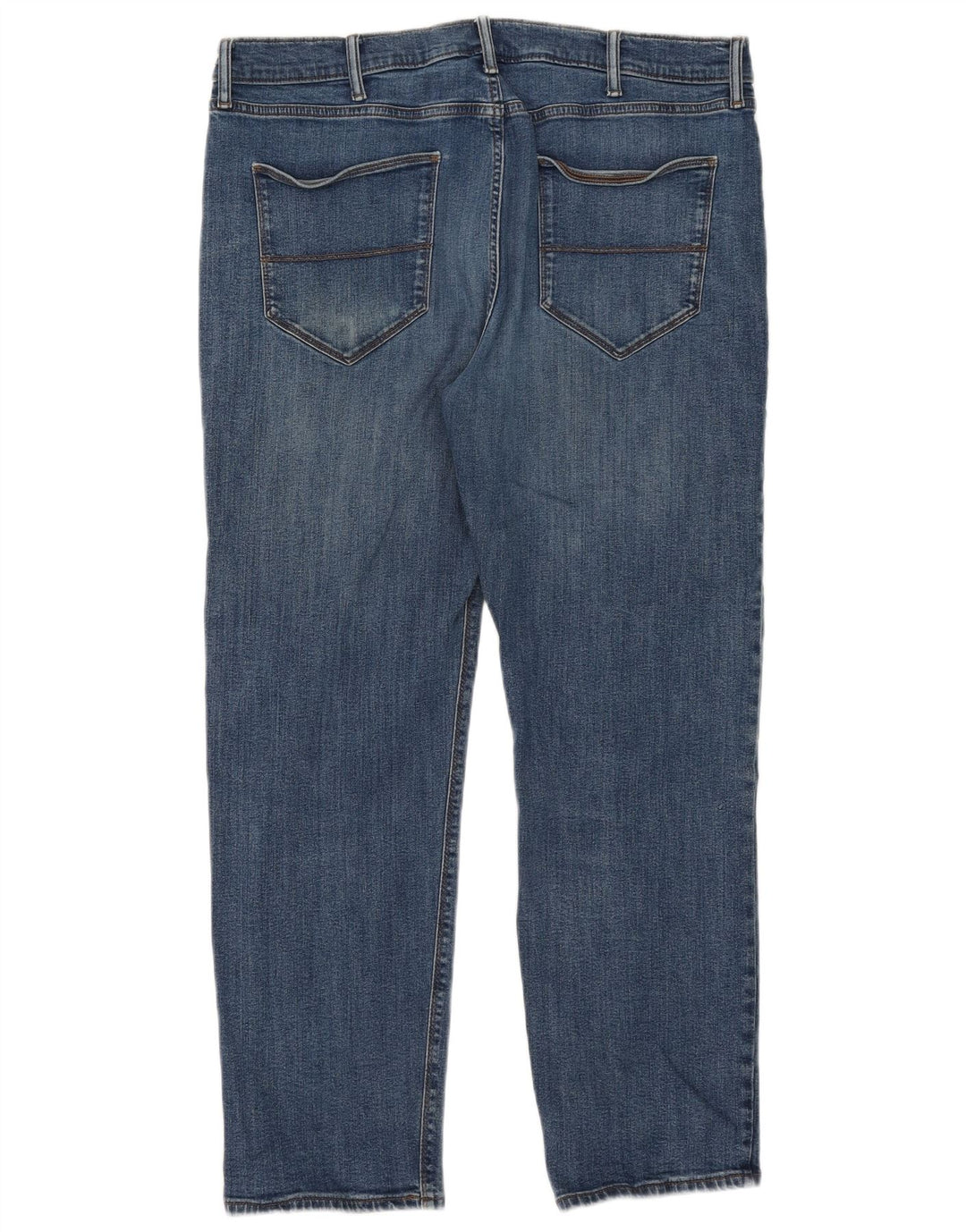 Marks & Spencer Straight Jeans til mænd W40 L29 Blå Bomuld