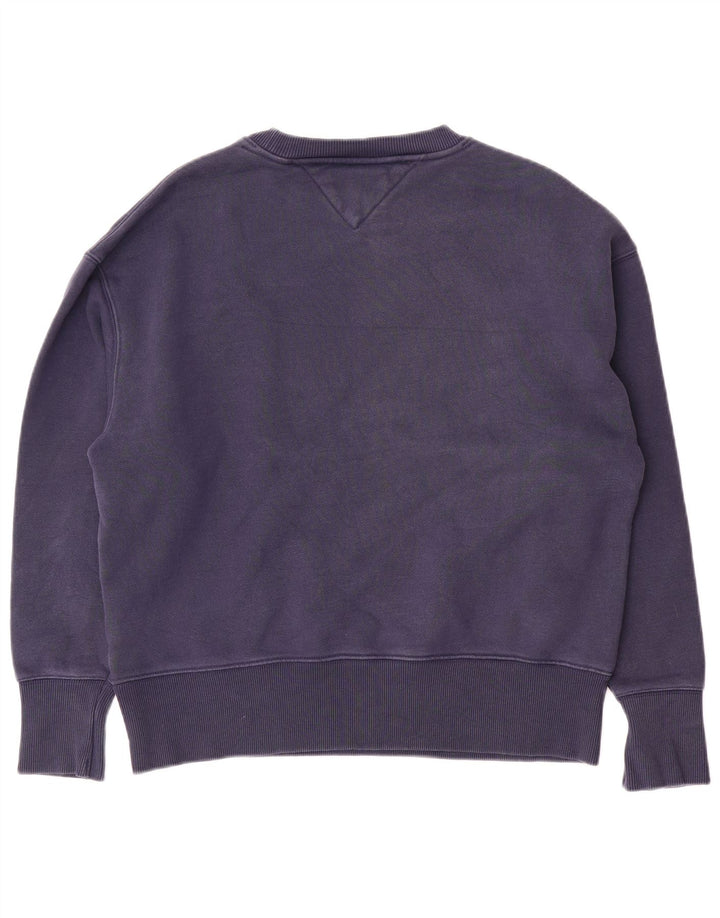 Tommy Hilfiger Herre Sweatshirt Jumper Medium Navyblå Bomuld