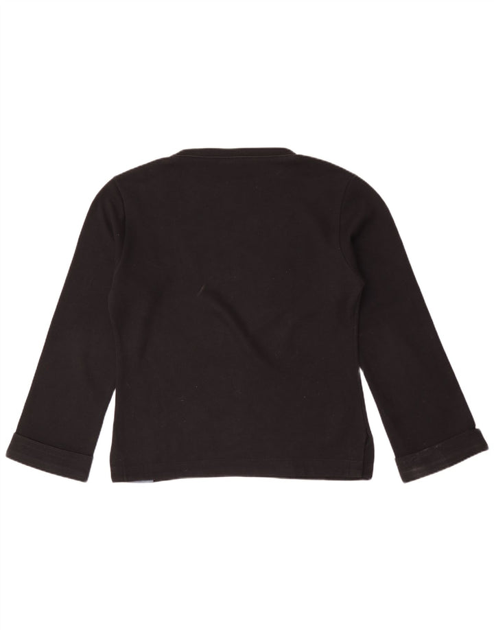 Belfe Dametop Langærmet UK 12 Medium Sort Polyester