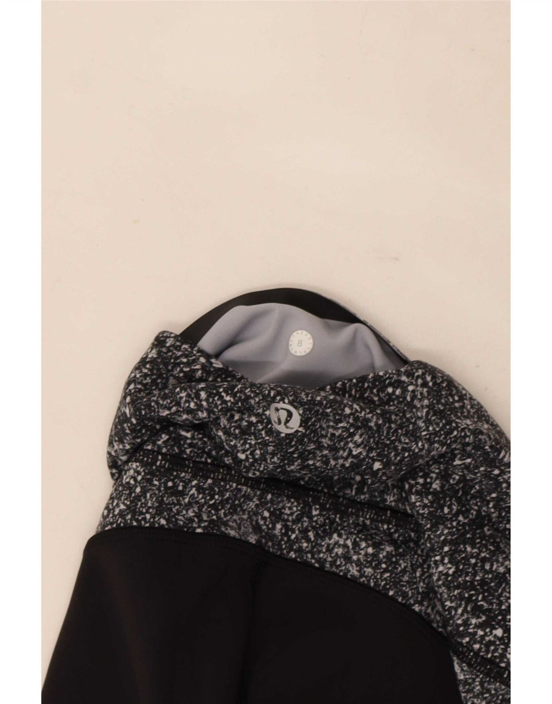 Lululemon Womens Leggings UK 8 Small Black Colourblock
