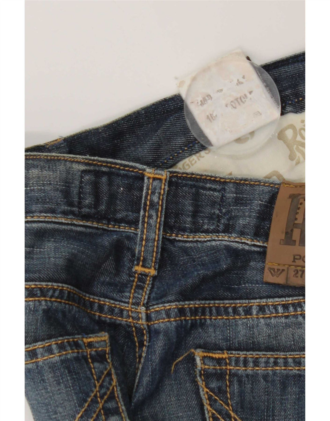 Roy Rogers Dame Slim Jeans W27 L32 Blå Bomuld