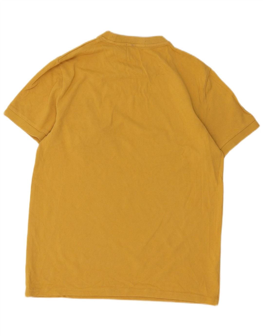 Fred Perry Herre T-Shirt Top Medium Gul Bomuld