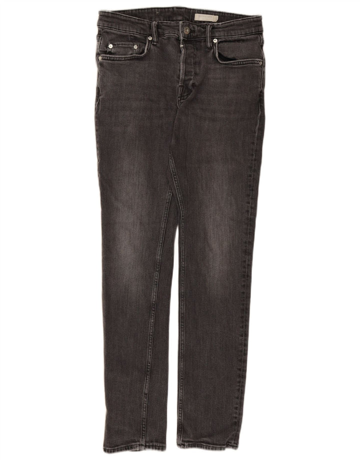ALL SAINTS Herre Rex Slim Jeans W32 L30 Grå Bomuld