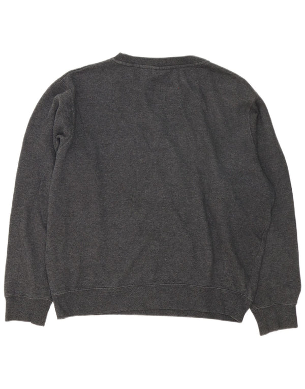 Fila Herre Grafisk Sweatshirt Jumper Stor Grå Bomuld
