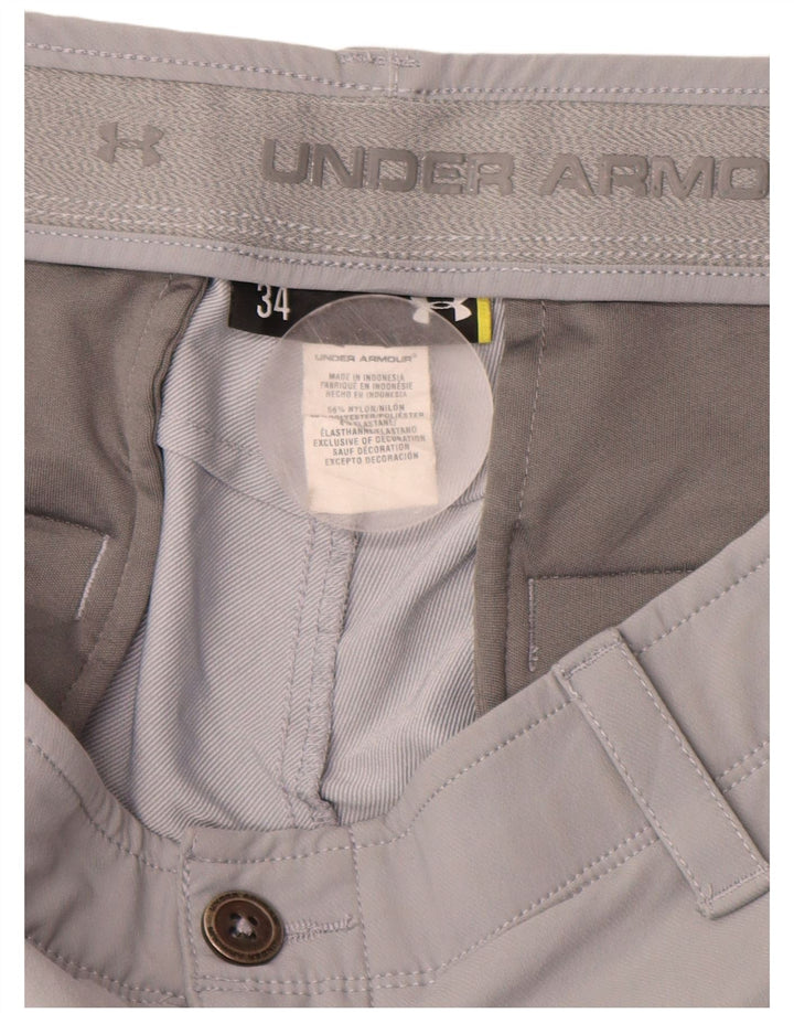 UMBRO Chino Shorts til mænd W34 Large Grå Nylon