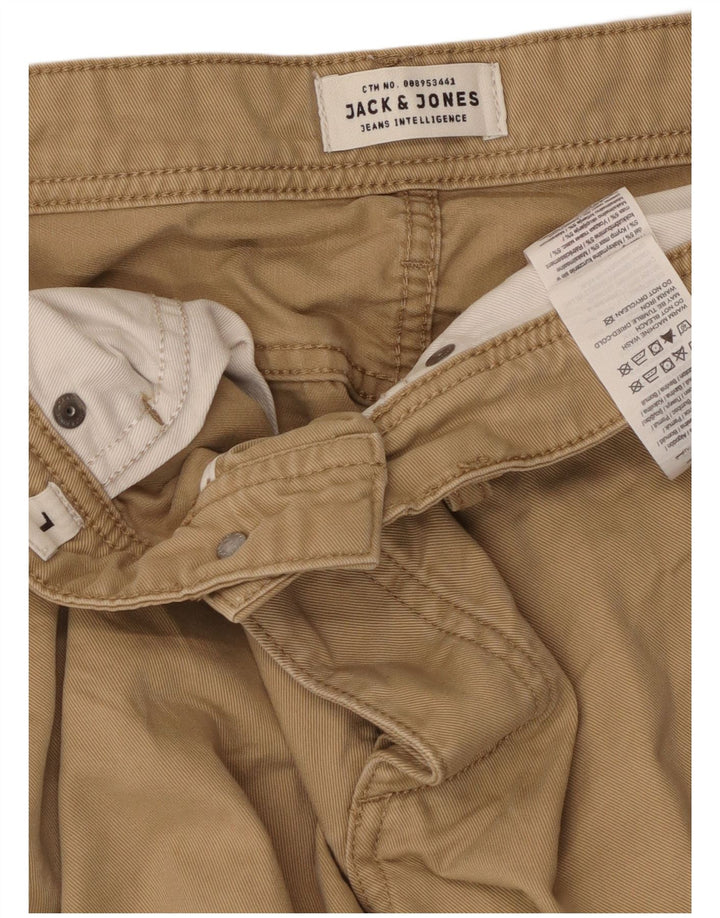 Jack & Jones Herre Casual Shorts Large W36 Beige Bomuld