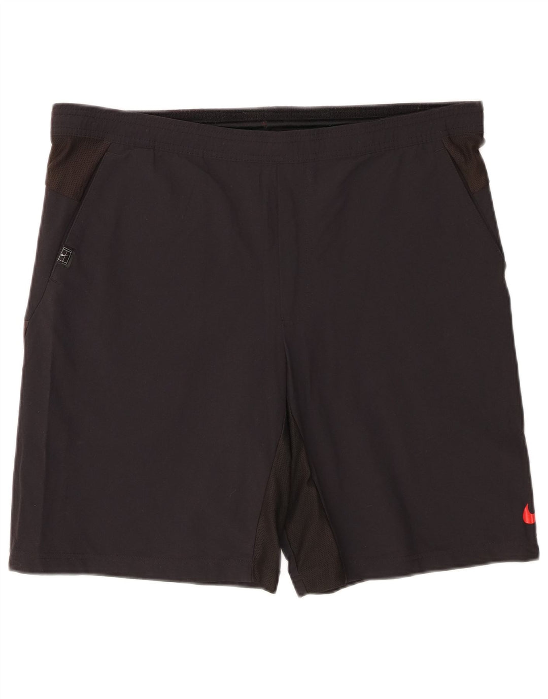 Nike Herre Sportshorts Medium Sort Colourblock Nylon