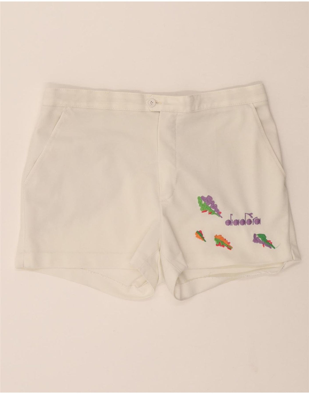 DIADORA Womens Chino Shorts W36 XL White Vintage Diadora and Second-Hand Diadora from Messina Hembry 