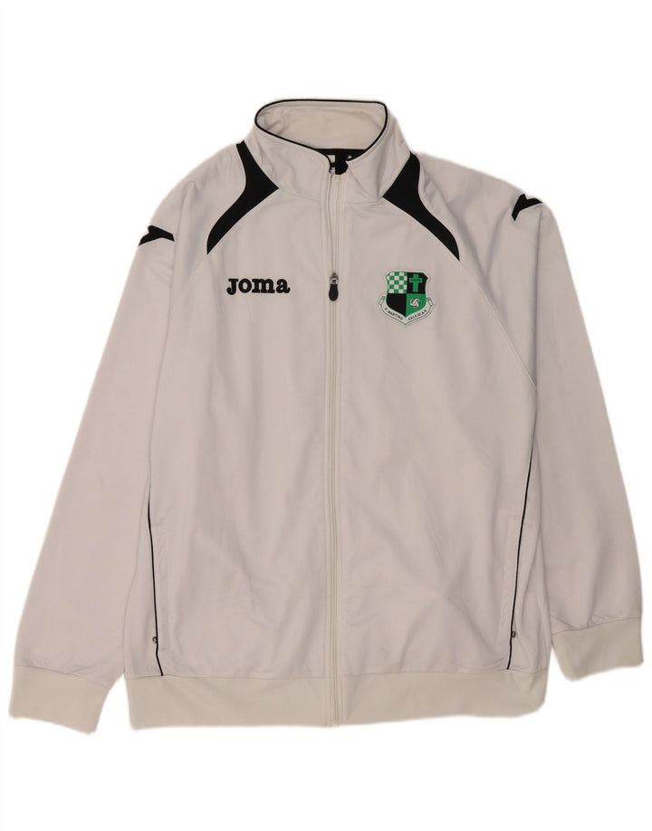 JOMA Træningsdragt til mænd Topjakke 2XL Hvid Colourblock Polyester
