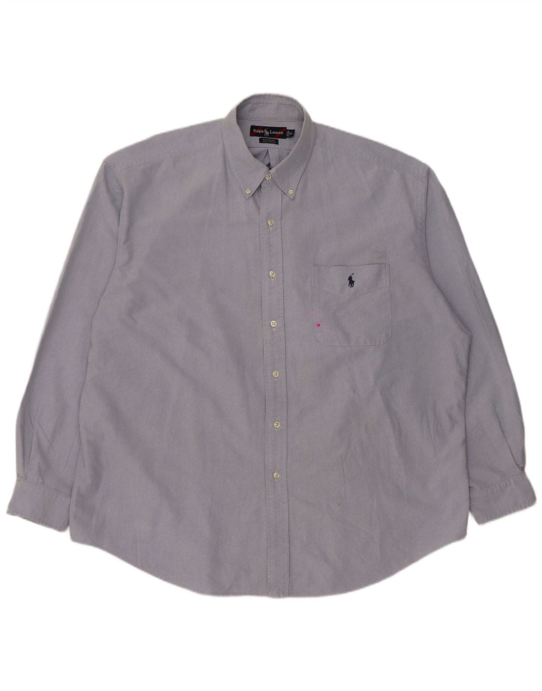 Ralph Lauren Herre Big & Tall skjorte XL blå bomuld