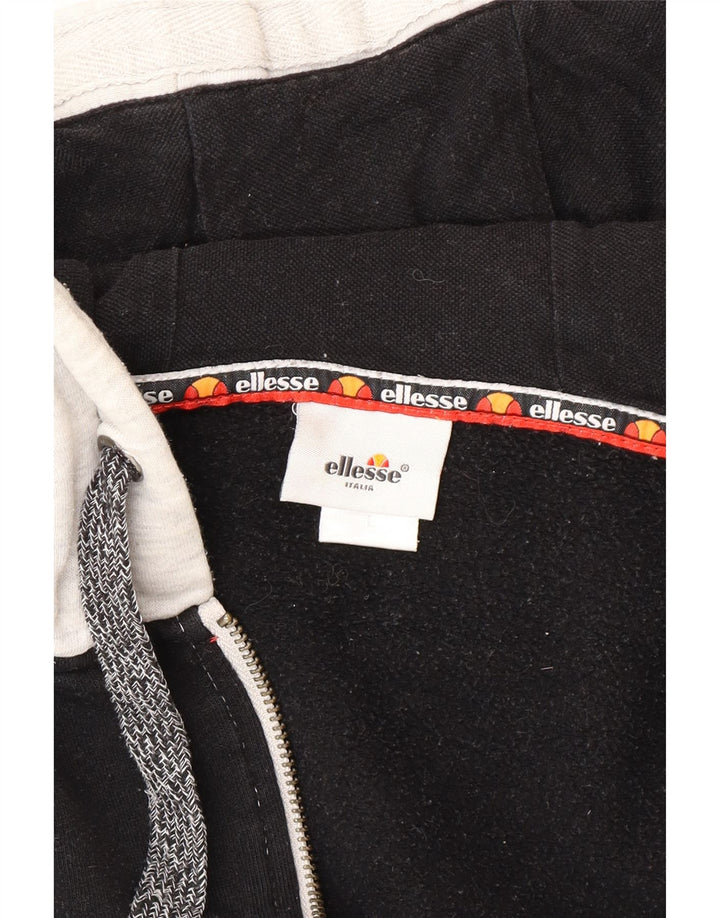 Ellesse Herre hættetrøje med lynlås Large Grå Colourblock