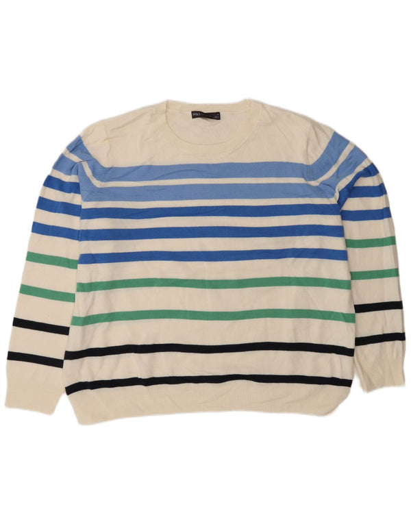 Marks & Spencer Dame sweater med rund hals DK 20 2XL Flerfarvet