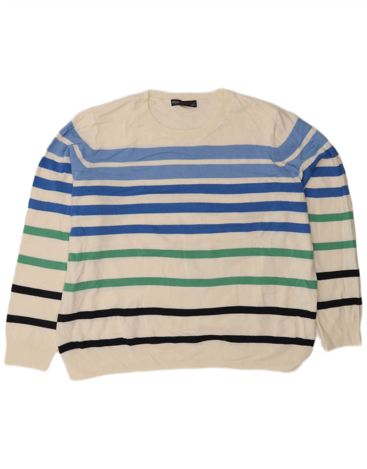 Marks & Spencer Dame sweater med rund hals DK 20 2XL Flerfarvet