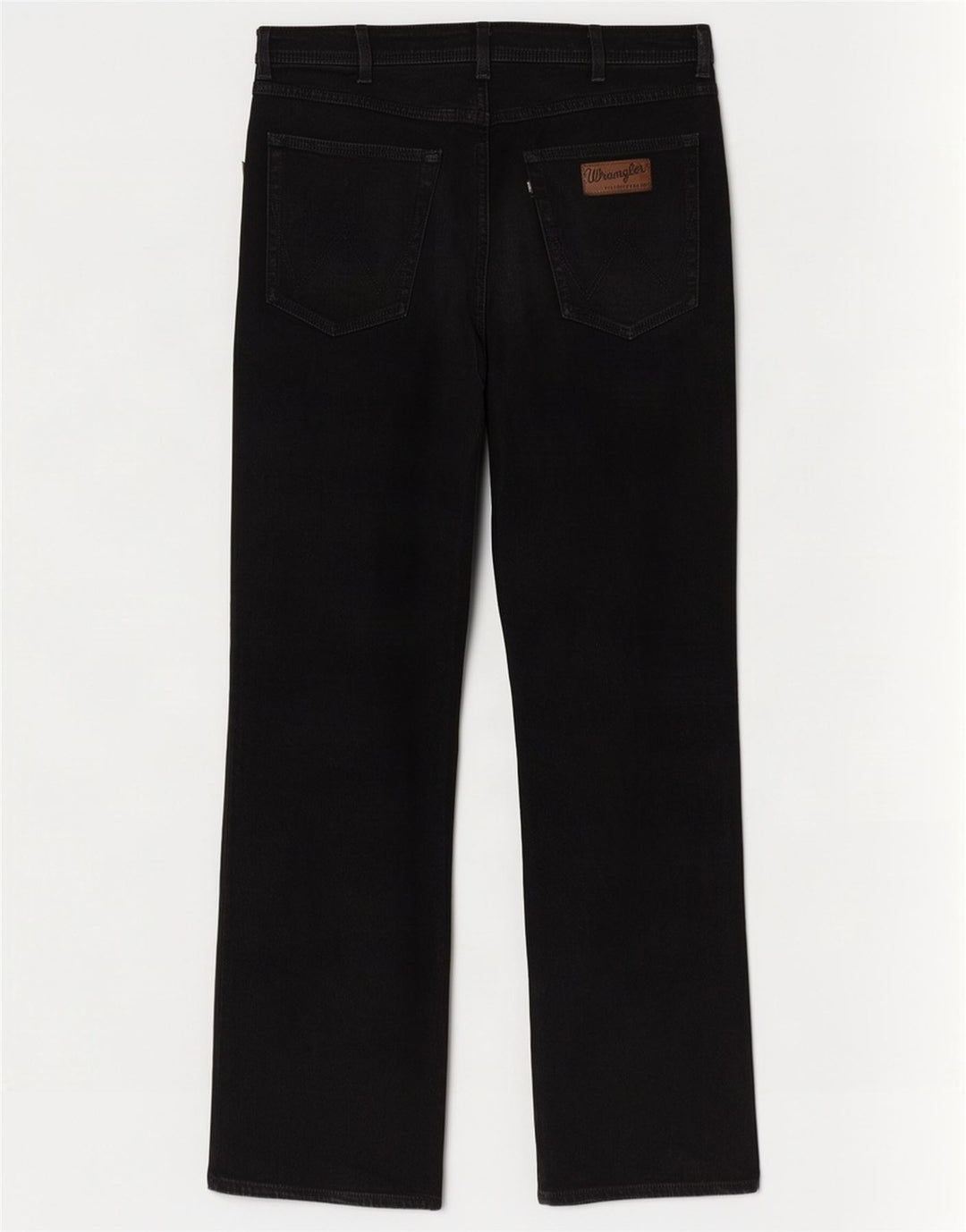 Wrangler Herre Utah Straight Jeans W36 L34 Sort Bomuld