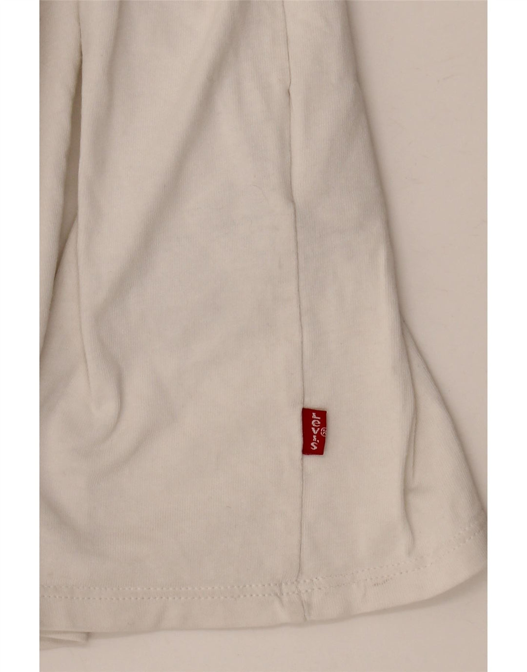 LEVI'S Dame Grafisk T-Shirt Top UK 20 2XL Hvid