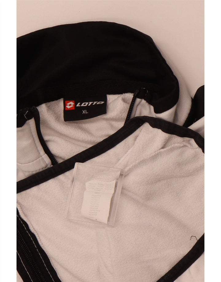 LOTTO Pigetræningsdragt Topjakke 15-16 År XL Hvid Colourblock