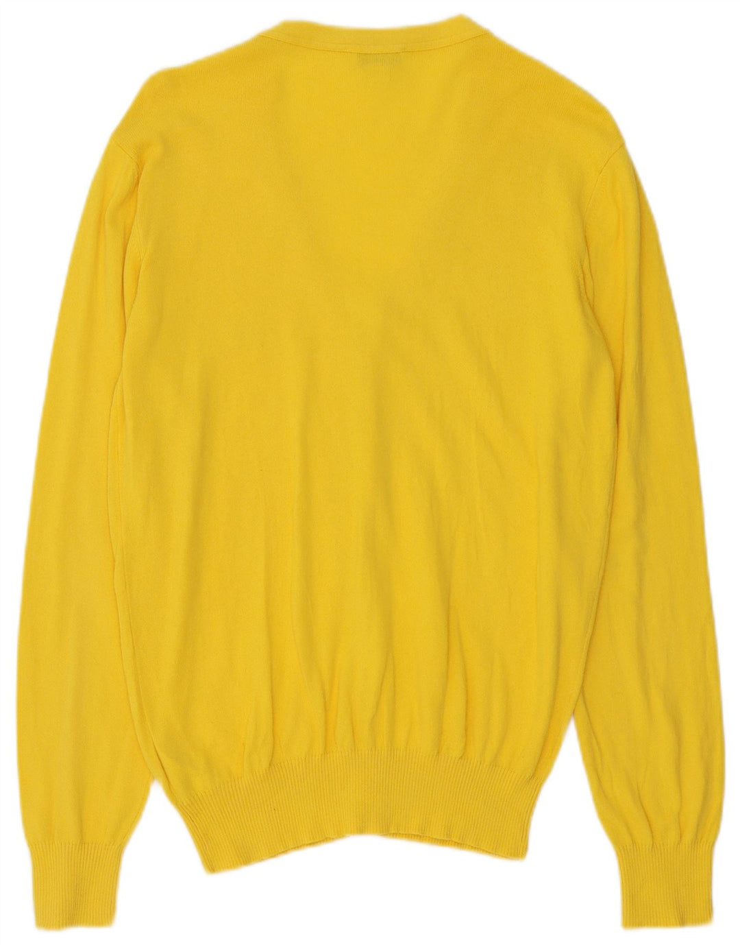 Diesel Herre Cardigan Sweater Stor Gul Bomuld