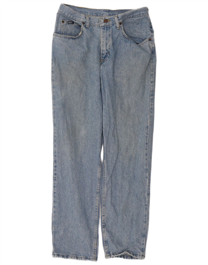 Lee Straight Jeans til mænd W34 L30 blå bomuld