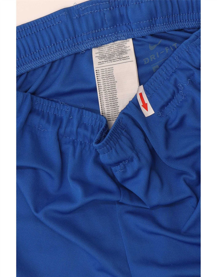 Nike Herre Dri Fit sportsshorts mellemblå polyester