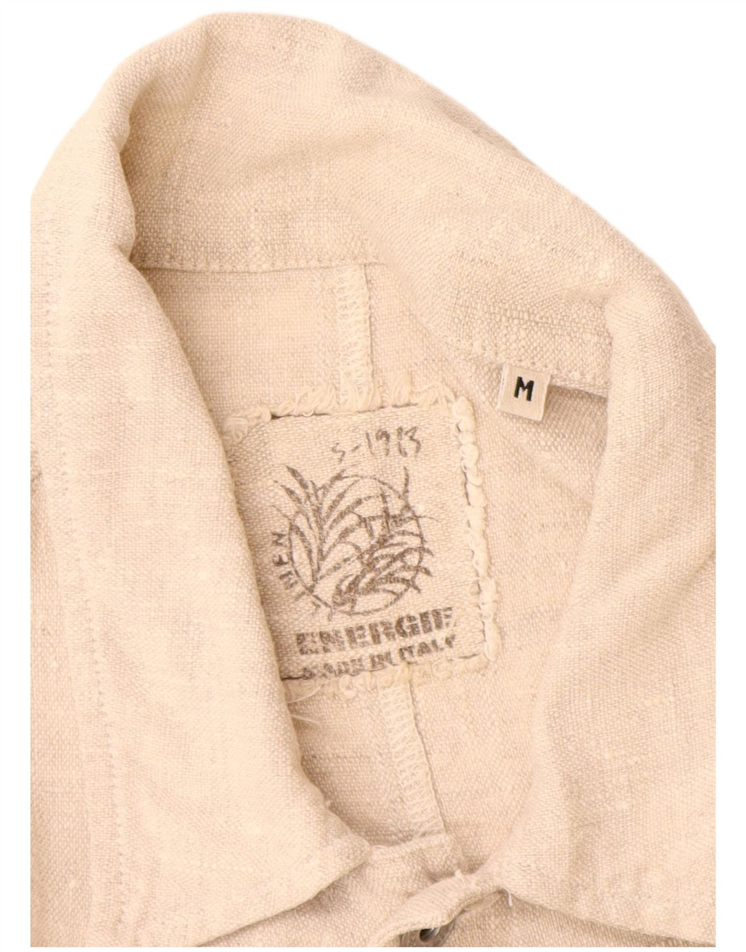 Energie Herre Utility Jacket UK 38 Medium Beige Linen