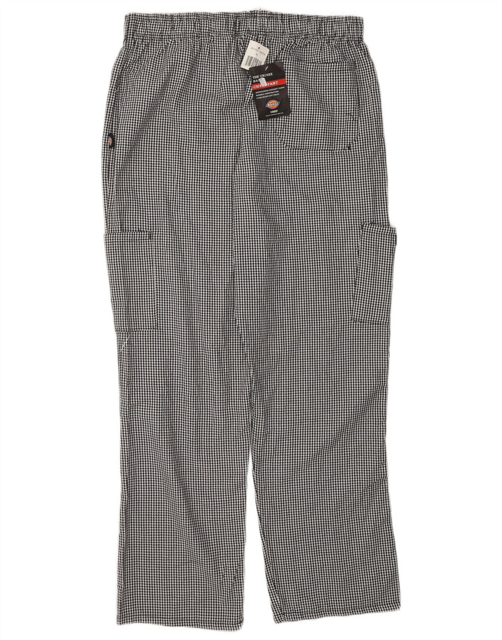 Dickies Herre Cargo Bukser XL W38 L32 Sort Houndstooth Polyester