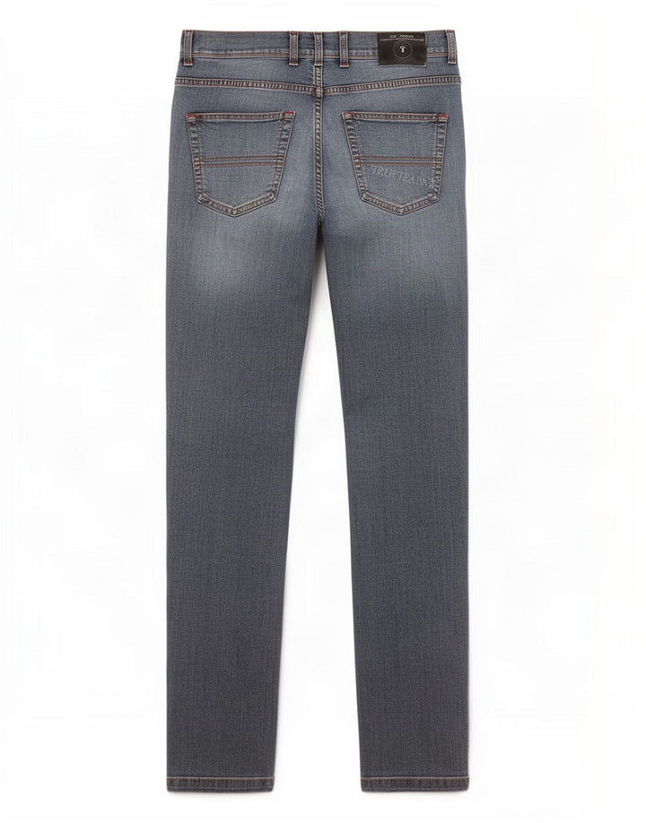 Trussardi Dame Slim Jeans W31 L33 Blå Bomuld