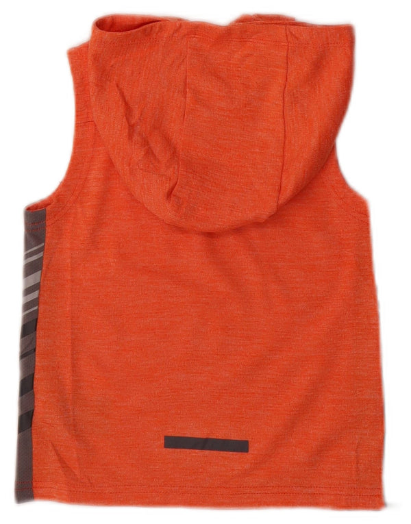 Russell Athletic Girls Dri-Power Hoodie Jumper 4-5 år XS Orange
