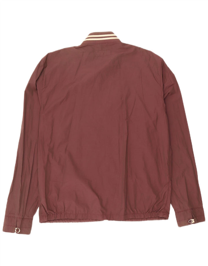 Penguin Herre Bomber Jacket UK 40 Stor Brun Nylon