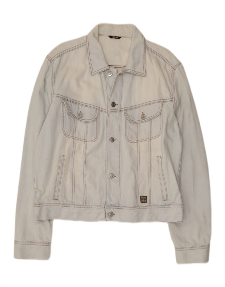 KILLER LOOP Herre denimjakke UK 42 XL Blå Bomuld