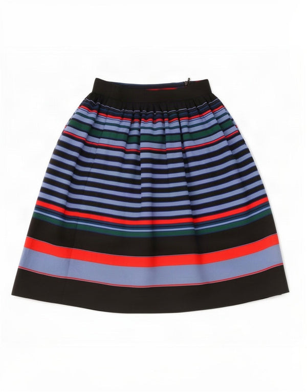 Zara A-line nederdel til kvinder XS W24 Flerfarvet stribet polyester