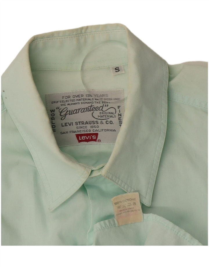 Levi's herreskjorte lille turkis bomuld