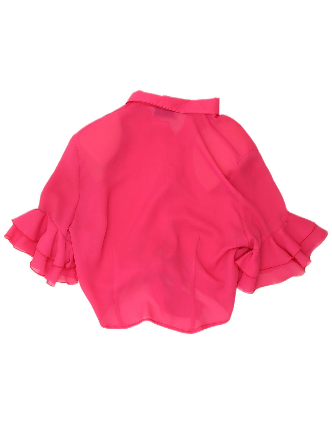 ACCORDO Kortærmet skjortebluse til kvinder UK 12 Medium Pink Polyester