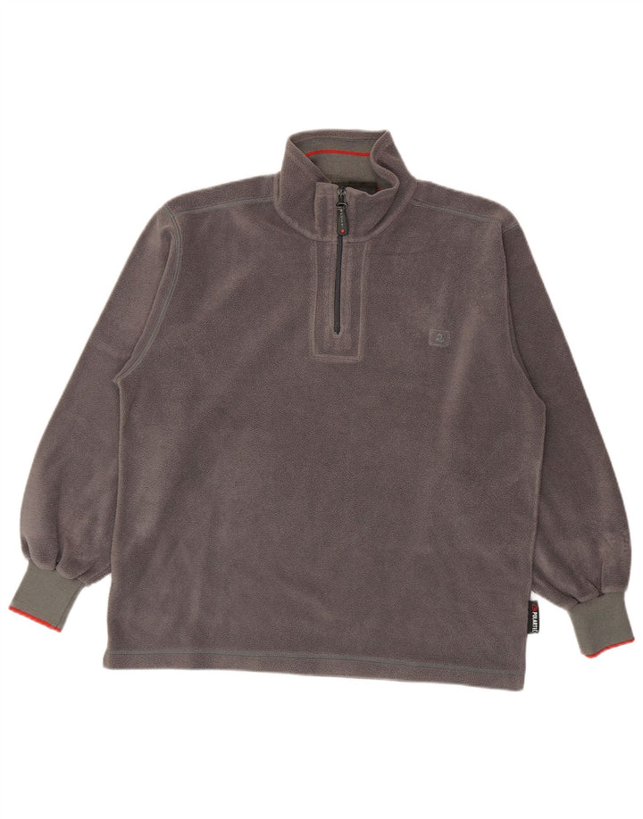 Invicta Herre Polartec Fleece Jumper med lynlås, stor grå