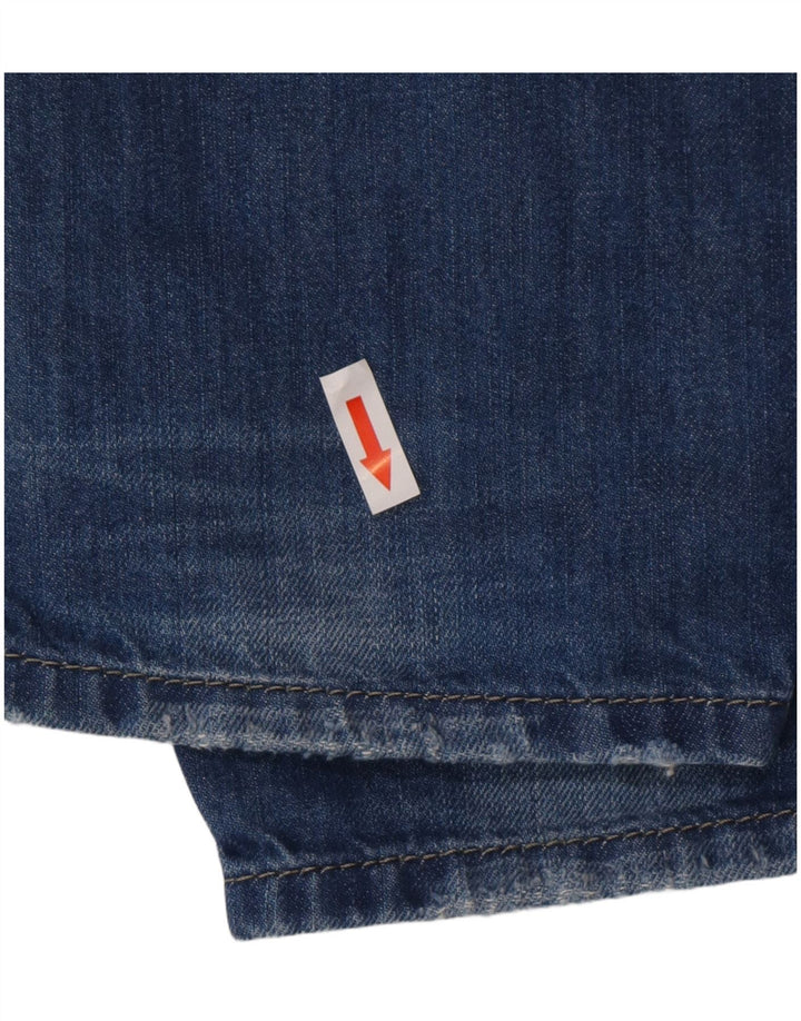 Diesel Herre Distressed Slim Jeans W34 L26 Blå Bomuld
