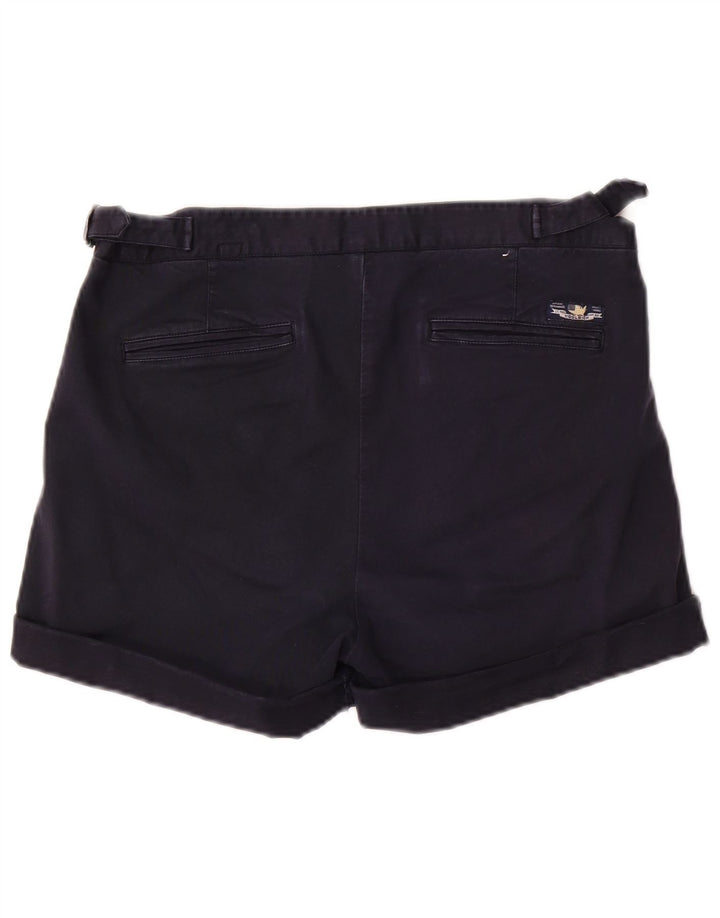 WOOLRICH Womens Pegged Chino Shorts W29 Medium Navy Blue