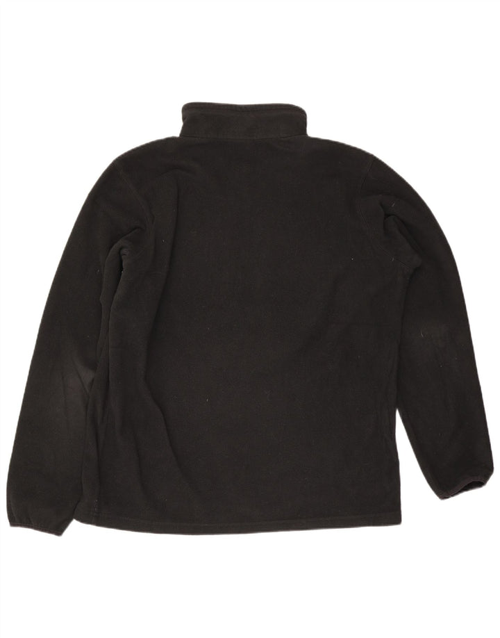 Columbia herre lynlås hals fleece jumper stor sort polyester