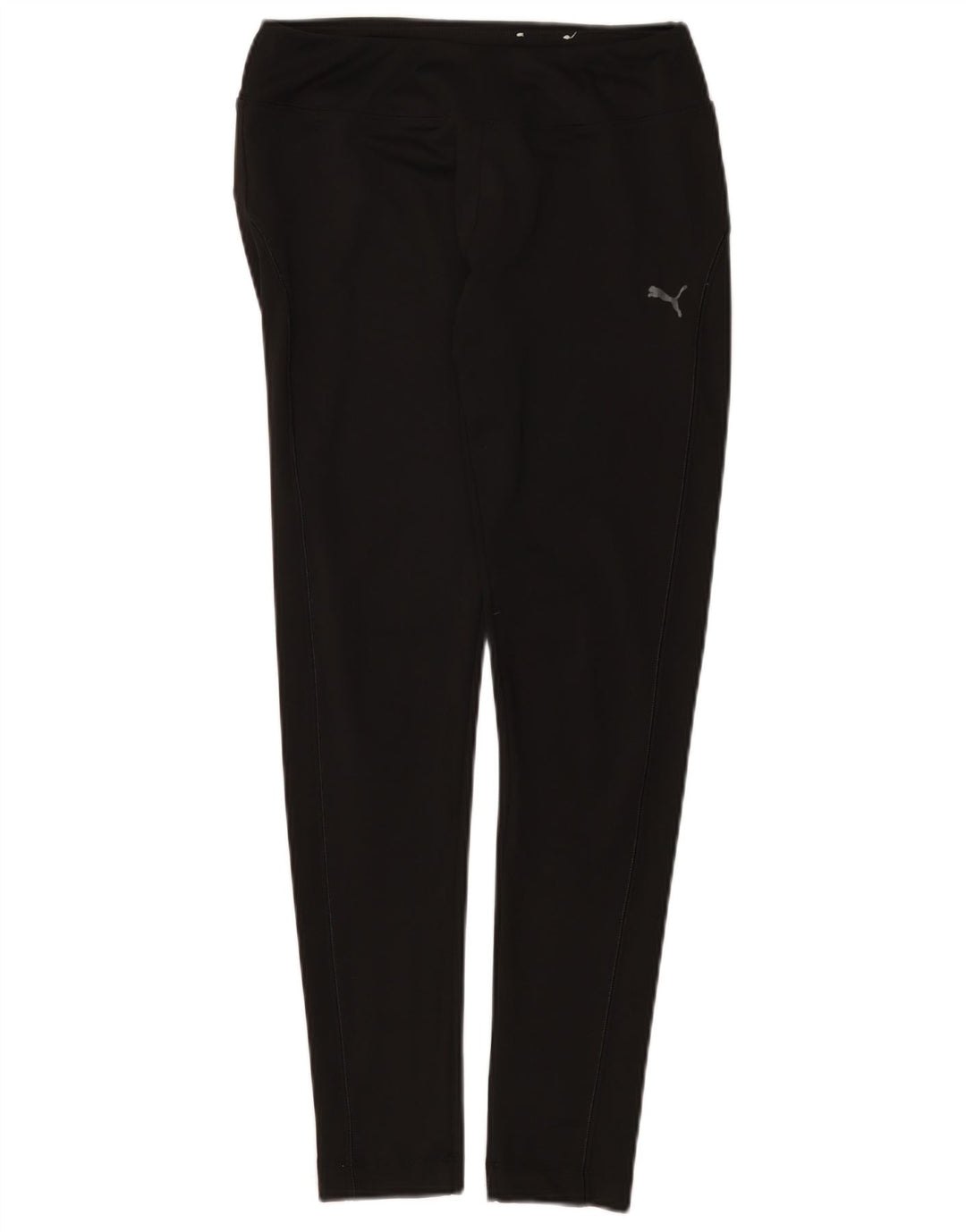 Puma Womens Leggings UK 10 Small Black Polyester