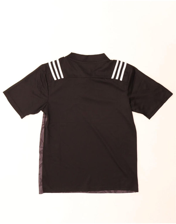 Adidas Herre grafisk T-shirt Top Medium Sort Paisley Polyester
