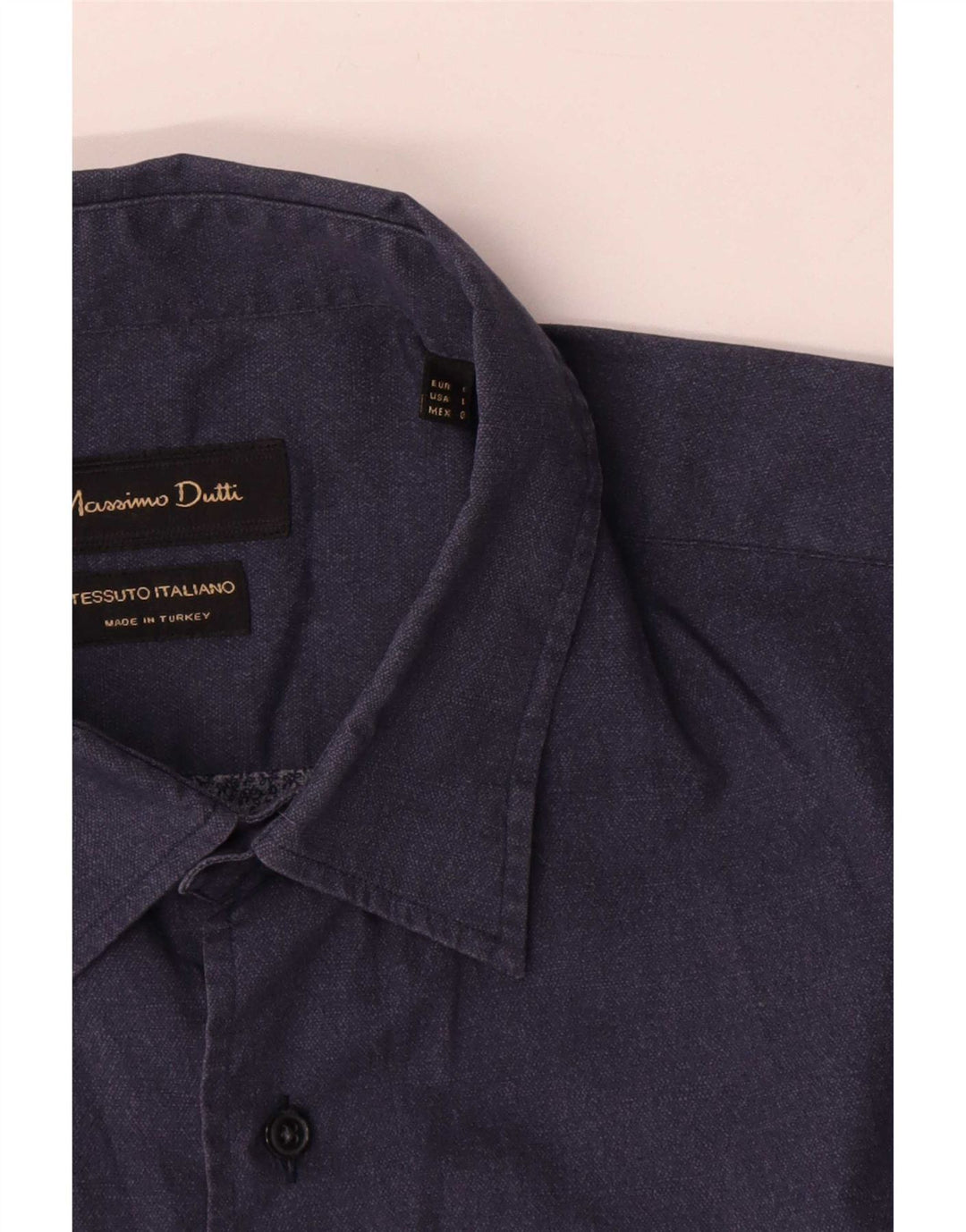 Massimo Dutti herreskjorte stor marineblå