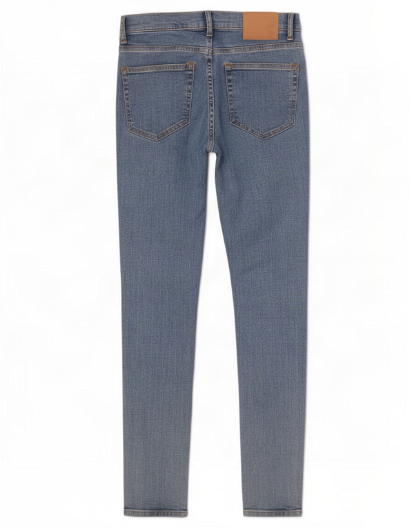French Connection Dame Skinny Jeans UK 8 Small W25 L28 Blue Cotton