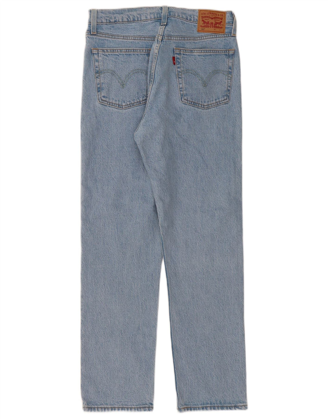 Levi's Dame 501 Straight Jeans W28 L28 Blå Bomuld