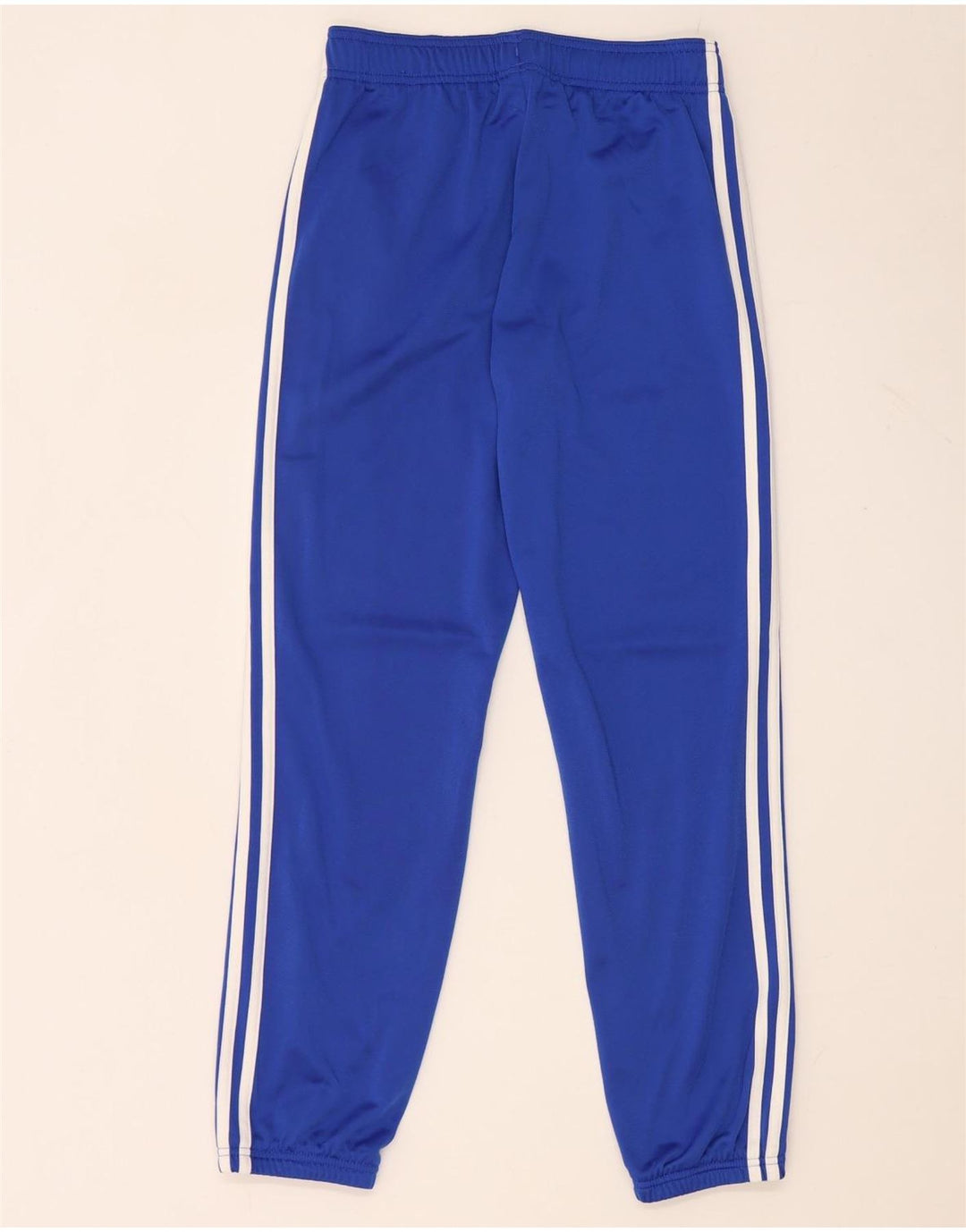 Adidas Drenge Træningsdragt Bukser Joggers 11-12 År Blå Polyester