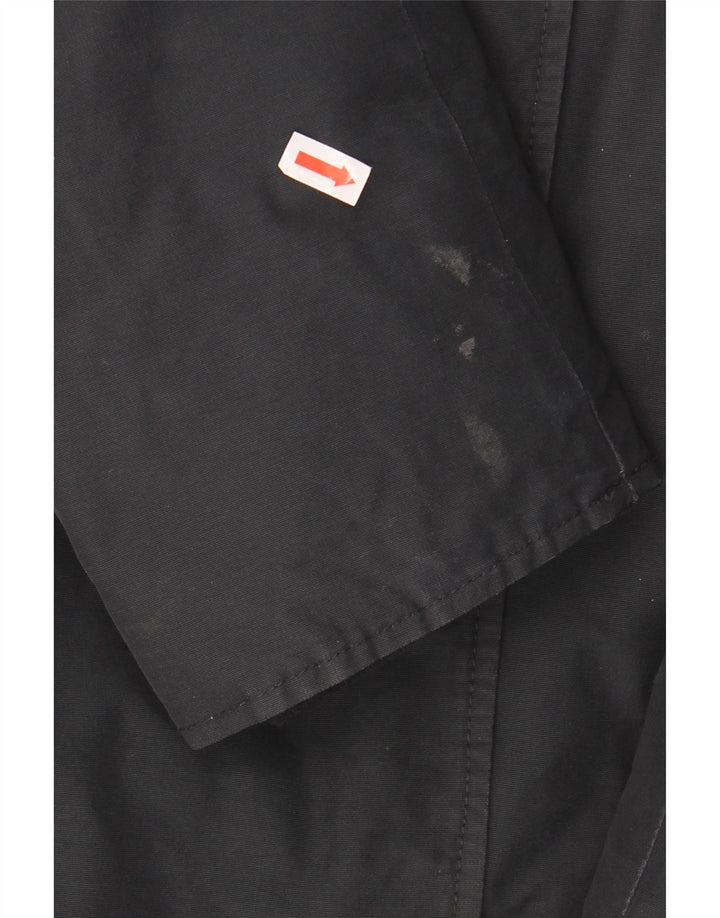 WOOLRICH Womens Hooded Padded Coat UK 10 Small Navy Blue Cotton Vintage Woolrich and Second-Hand Woolrich from Messina Hembry 