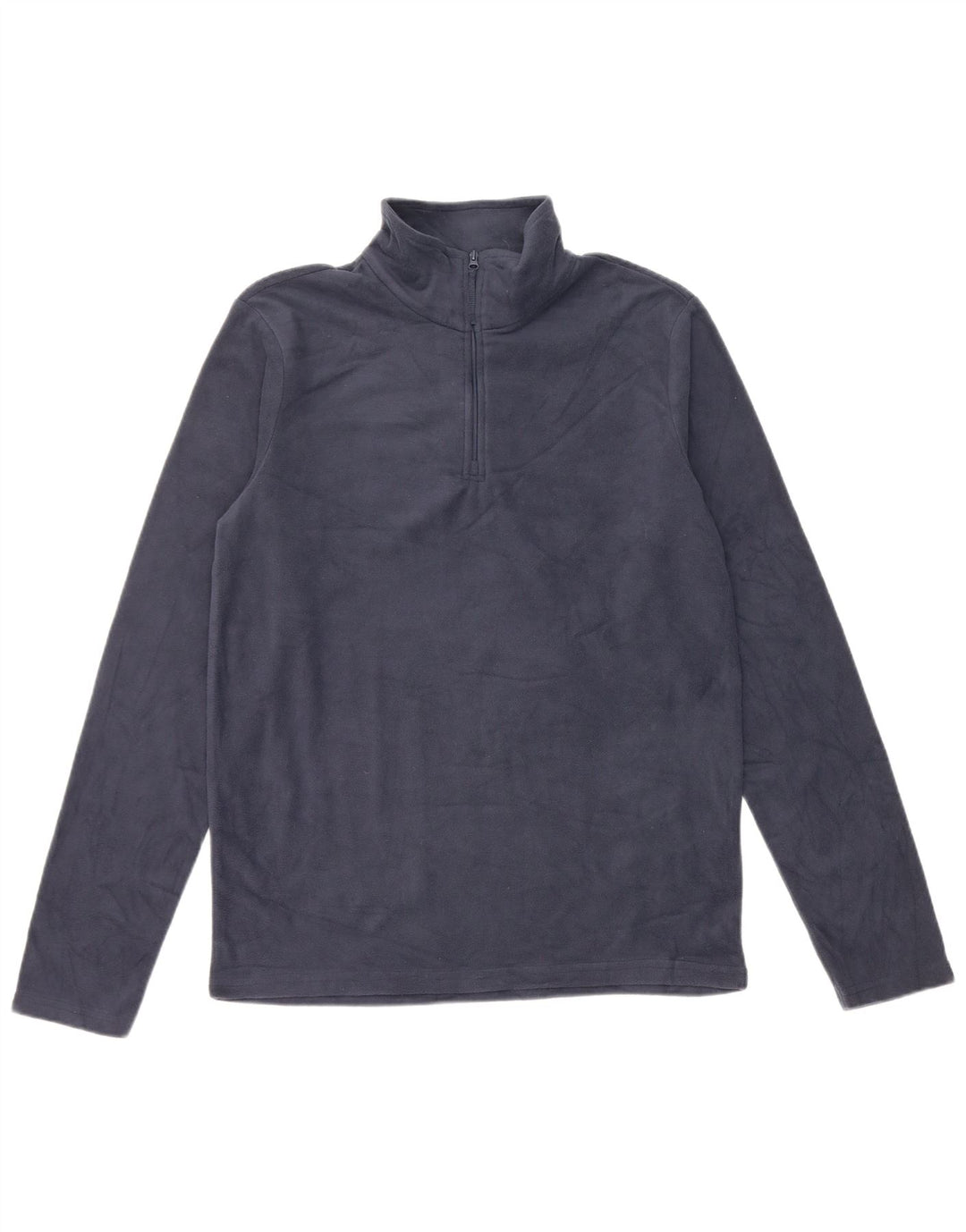 Mountain Warehouse Herre lynlås hals fleece jumper XS marineblå polyester