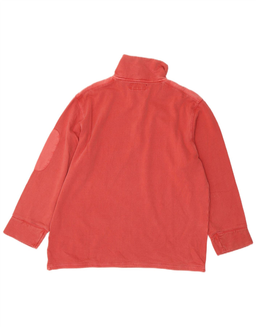Marlboro Classics Sweatshirt med lynlås til mænd 2XL rød bomuld