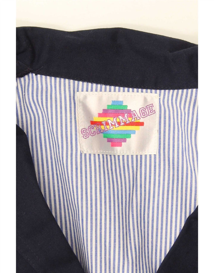 Vintage Herre 2-knaps blazerjakke UK 38 Medium Navy Blue